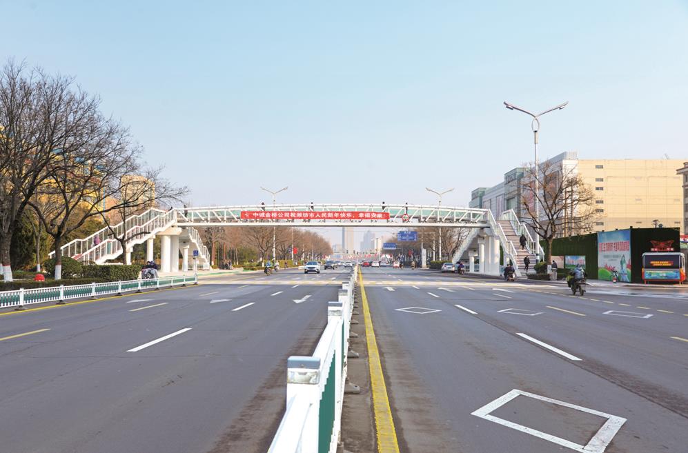 濰坊市奎文區勝利東街鋁合金人行天橋